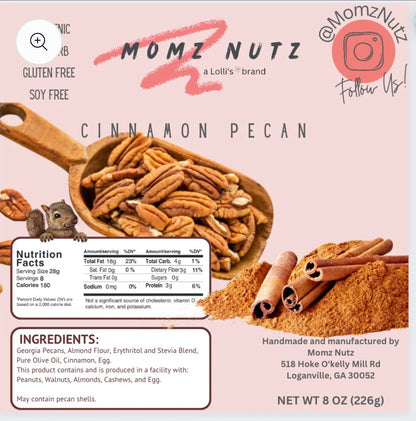 Cinnamon Pecan 8oz Bag